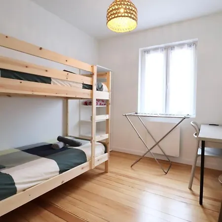Genial T4 90m2 Cosy&clim 3 Chb 2 Sdb - Tram 5min Du Centre De Lägenhet *