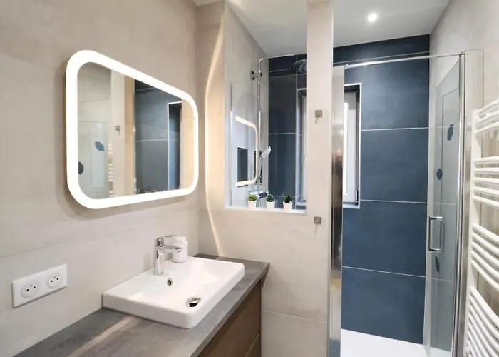 Lägenhet Genial T4 90m2 Cosy&clim 3 Chb 2 Sdb - Tram 5min Du Centre De