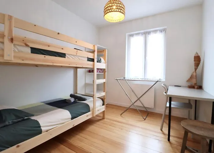 Genial T4 90m2 Cosy&clim 3 Chb 2 Sdb - Tram 5min Du Centre De Lägenhet *