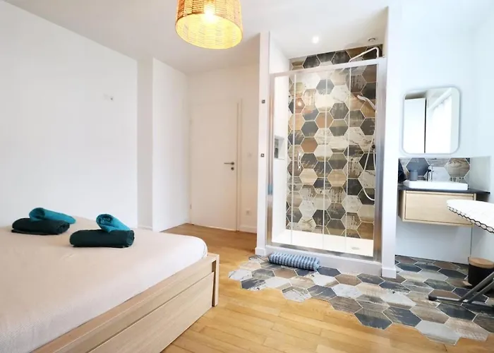 Genial T4 90m2 Cosy&clim 3 Chb 2 Sdb - Tram 5min Du Centre De Lägenhet *